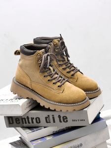 Casual Desert Martin Boots Thick Bottom Genuine Leather Waterproof Tassel Short Boots for Men And Women Spring Autumn Season