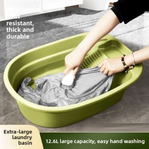 Besee | Integrated Washboard Thick Plastic Multifunctional Washing Basin
