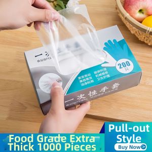 Transparent Heavy Duty Disposable Gloves 1000 Pieces