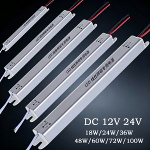 Ultrathin LED Driver AC220V To DC12V 24V Switching Power Supply Lighting Transformer For LED Strip 18W 24W 36W 48W 60W 72W 100W
