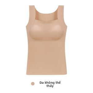 MiiOW | Áo ba lỗ nữ mùa đông giữ nhiệt có đệm ngực Áo lót cơ bản Áo ba lỗ nữ Áo ba lỗ nữ có dây đeo vai Áo lót cơ bản Áo lót cơ bản