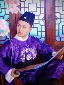 Ming Dynasty Mens Costume Tai Clothing Buddha Dust Taoist Priest Mao Mountain Uniform Polyester Material Traditional Chinese Clothing