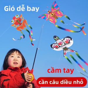 Mini Kite Handheld Butterfly Swallow Easy to Fly Micro Wind Childrens New 2024 Online Exclusive Brand Hua Ling Summer Launch