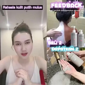Deep Sea Mud Whitening Shower Gel Brightening Moisturizing and Deep Cleaning Body Wash VolcanicMud Formula Clean Exfoliating Body Cleaner