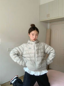 Áo Khoác Cotton Dày Nhẹ Kiểu Mỹ Cổ Điển Cho Nữ Mùa Đông Ấm Áp Thời Trang Quần Áo Làm Việc Phong Cách Hàn Quốc Thường Ngày