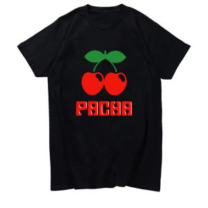 Sanrio | Pacha Ibiza House Cool Dance Space Privilege White Island Graphic T Shirts Cotton New Shirts and T-Shirts Women Print T Shirt