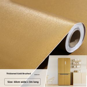 KEERMAN | Self-adhesive Gold Foil Sticker Refrigerator Film for Decoration