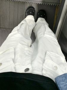 Extended Size Sand Colored Work Trousers Womens Multiple Pockets High Waist Loose Design Wide Leg Pants Casual Spring Fashion