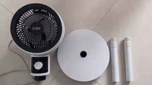 YANGZI Electric Fan Air Circulation Fan Stand Fans Adjustable Floor fan standing Wind 3 Speeds Cooling Fan Circulation Fan