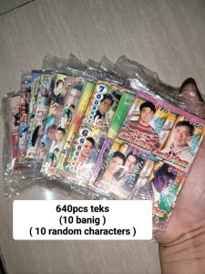 10 banig vintage old teks / Tex card collections batang 90s asionovela / dramarama / tv show collection