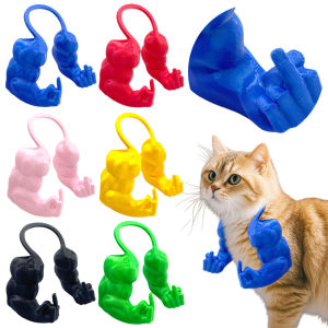 Cat Muscle Arm 3D Printed Creative Giant Arm Cat Funny Arm Pet Cosplay Costume Accessories for Halloween Birthday Party Supplies