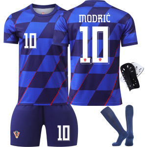 2024 Croatia Home Soccer Uniform No. 10 Modrich European Cup Jersey Mens Childrens Suit Cross-Border Version