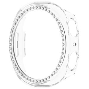 Bling Hollow Case for Samsung Galaxy Watch 8 9 44mm 40mm Diamond PC Hard Case for Galaxy 8 9 Hollow Protective Cover Accessories