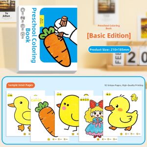 HPRETTY | Early Drawing Workbook Painting Practice and Coloring Activities