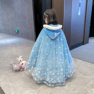 Girls Halloween Costume Cos Fairy Delilla Princess Dress Baby Birthday Cinderella Dress Autumn and Winter New