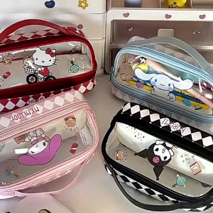 ✅พร้อมส่ง กระเป๋าดินสอ sanrio 2 ชั้น