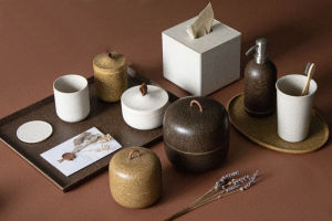 Bulbuls Husk Homeware Made with Upcycled Biocomposite material
