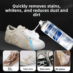 MONLEYTA | Mesh Shoe Cleaning Agent White Sneakers Yellow Removal Whitening Special Brushing Foam Cleaner For Sports Shoes