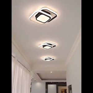 GOGEOUS ceiling lights modern design tri colors dimming ceiling light Aisle led ceiling lights Nordic Home Lighting Led Surface Mounted ceiling lamp for bedroom Living room corridor light balcony Lights center light for ceiling