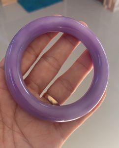 กำไลหยกม่วงลาเวนเดอร์ no.60-61