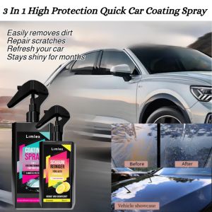 3 In 1 Quick Coating Spray Set: Antifouling Cleaning & Car Surface Care