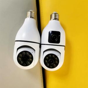CCTV Wifi PTZ Bohlam V380 Pro 1080p dan 920p Dual Lens Screen Monitoring Two Way Audio - SLN