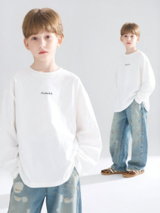 MUCMUKN | Antibacterial Full Cotton Long Sleeve T-Shirt for Kids