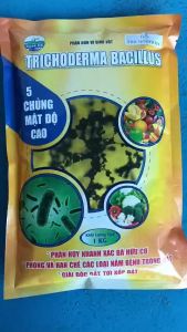 TRICHODERMA BASILLUS Cao Cấp Phân Hủy Hữu Cơ Ngừa Nấm Bệnh - Gói 1KG