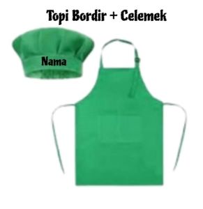Topi koki dan celemek dewasa free nama topi chef dan celemek dewasa set topi koki plus celemek