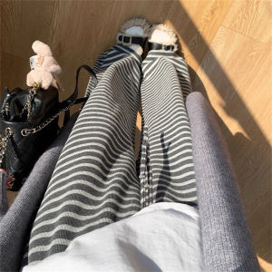 Quần Ống Rộng Lót Lông Cừu Dày Cho Bà Bầu Quần Dài Thường Ngày Mùa Thu Đông Quần Ống Rộng Không Bó Sát Bụng Cho Phụ Nữ Mang Thai