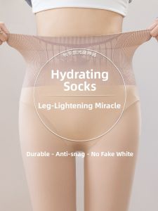 miiow | Thickened Fleece Warmth Leggings Womens High Waist Long Pants Water Light Socks Skin Color Base Layer Pantyhose Cat Person