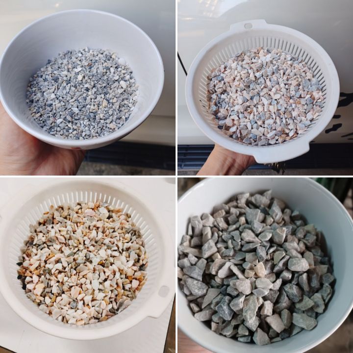 หินเกล็ดเทา สำหรับตู้ปลาและโรยหน้ากระถาง