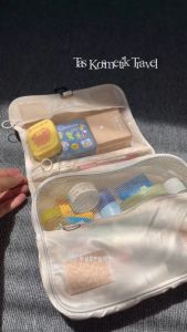 BAYAR COD - Tas kosmetik perjalanan wanita tas penyimpanan portabel wanita tahan air berkapasitas besar pouch makeup
