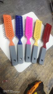 Stylish Plastic Hair BrushComb– Your Ultimate Fashionable Haircare Companion"