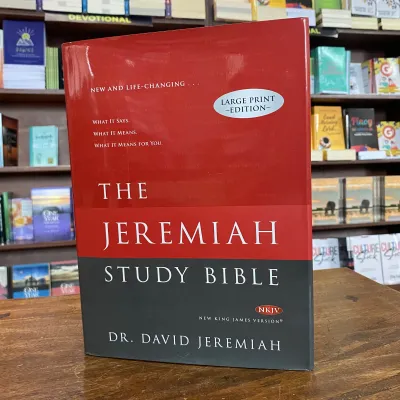 NKJV Jeremiah Study Bible Large Print Hardcover