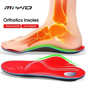 MIYIO 1 Pair Orthopedic Insoles High Arch Support Pad Shoes Orthotic Insole for Heel Pain Relief