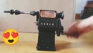 Digital Display Metal ear Manual Rewinder Winding Machine Coil NZ-1 Durable and sturdy manual crank winding machine