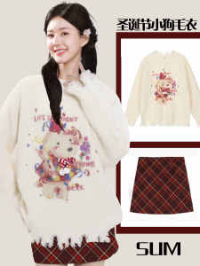 เสื้อสเวตเตอร์ถักแบบไม่สมมาตรสำหรับผู้หญิงในฤดูใบไม้ร่วงและฤดูหนาว เสื้อคลุมกันหนาวแบบหลวมๆ สไตล์ลำลอง คอตั้ง แขนยาว ปกติ