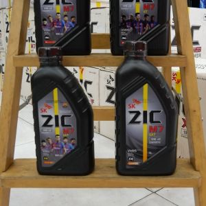 น้ำมันเครื่อง ZIC M7 4AT SYNTHETIC SAE 10W40 ขนาด0.8ลิตร น้ำมันเครื่องสังเคราะห์ สำหรับมอเตอร์ไซค์เกียร์ออโตเมติค แถมน้ำมันเฟืองท้าย MOBIL