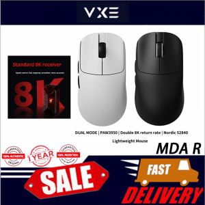 VXE MAD R Dual-Mode Esports Gaming Mouse PAW3950 Dual 8K Hole Free Lightweight Ergonomic Wireless Mouse Suitable For Gaming And Office Use Vx 8R Beast X 8K Vx8R Adidas Crazy 8 Moto Razr V8 - Lazada