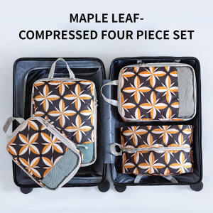 Travel Compression Packing Cubes Luggage Organizer Accessories Extensible Storage Bags Travel Cubes Foldable Suitcases Shoe Bag