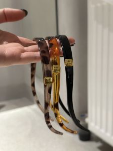 Loose Sensation Hairband Tortoiseshell Amber Vintage Elegance Gold Label Toothed Headband New 2025 Fashion Hair Accessories