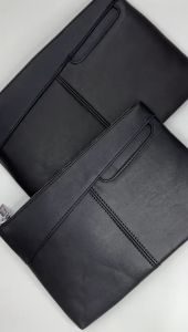 Soft PU Leather Beg Tangan Lelaki  Large Capacity Anti-Theft Casual Clutch Bag Business Men Bag Lelaki (W-040)