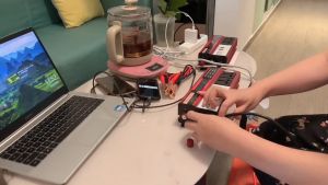 JUXING 12000W Retrofit Sine Wave Portable Car Power Inverter DC12V/24V đến AC 220V với 4 USB 2 Ổ cắm đầu ra phổ quát cho nhà/ngoài trời đi du lịch và cung cấp điện khẩn cấp