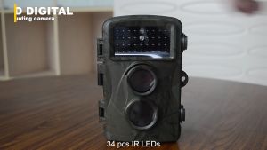 Hunting Camera Waterproof Game CAM For Animal Wildlife Forest Monitoring Monitor Outdoor Waterproof Night Vision Research 12MP HD Infrared