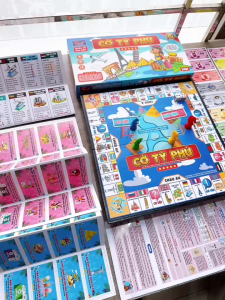 [Foxi] Cờ Tỷ Phú Chủ Đề Vòng Quanh Thế Giới Size Lớn Monopoly Cờ Tỉ Phú Đồ Chơi Trí Tuệ Trẻ Em