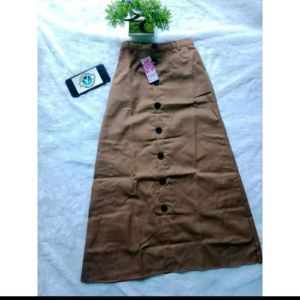 Rok wanita/casual button skrit/rok wanita trend terbaru