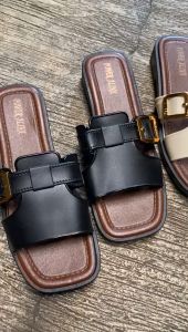 Sandal Jelly Wanita Terbaru/ Sendal Flat Gesper Karet  Cewek Kekinian/ Alina 2501-S10 Jelly Import
