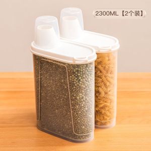 Food Grade Kitchen Storage Container Grain Sealable Preservation Box Pest Proof Dustproof Irregular Shape Plastic Storage Box