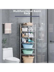 MOLORE | Stainless Steel Corner Storage Rack for Bathroom